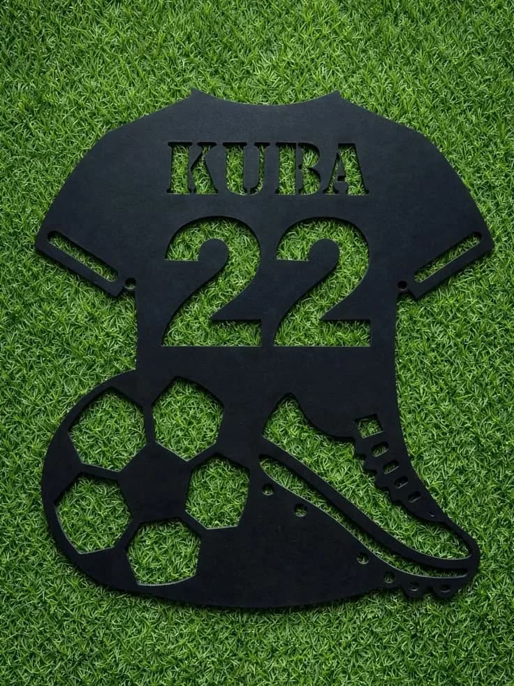 Jersey KUBA with Cnart metal wall decoration